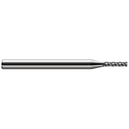 Harvey Tool Miniature End Mill - Corner Radius - Long Flute, 0.2500" (1/4) 917110